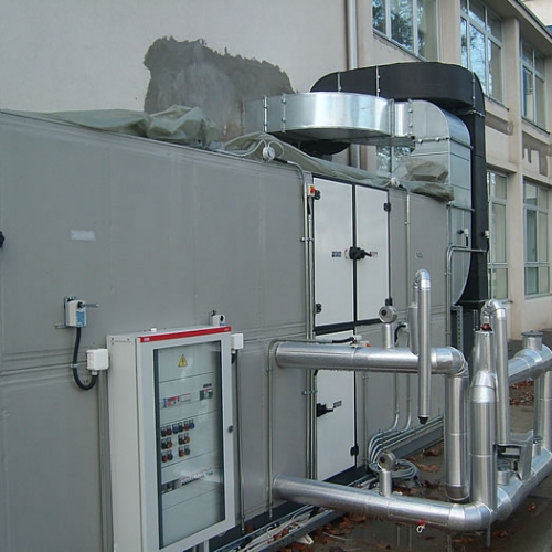 HVAC instalations, building 19 - FAS, Kragujevac