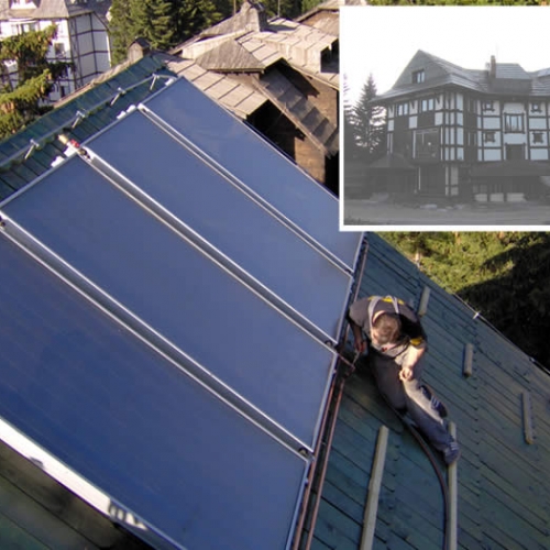 Instalacija ventilacije, grejanja i solarnih kolektora hotela 