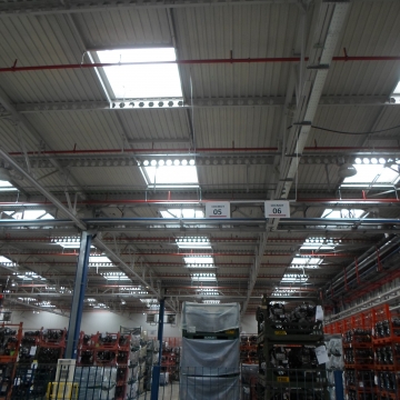 Izrada protivpožarne instalacije-mokri sprinkler sistem, Magacin motora FCA Kragujevac.