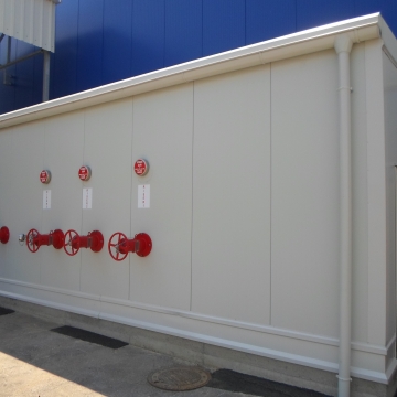 Izrada protivpožarne instalacije-mokri sprinkler sistem, Magacin motora FCA Kragujevac.