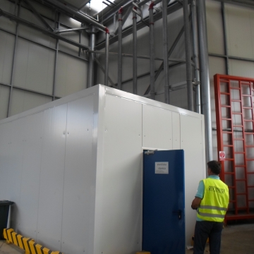 Izrada protivpožarne instalacije-suvi sprinkler sistem, Magacin FCA Kragujevac.