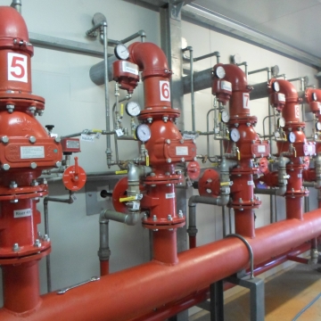 Izrada protivpožarne instalacije-suvi sprinkler sistem, Magacin FCA Kragujevac.