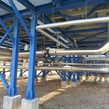 Rashladno postrojenje snage 3,5 MW. (faza II) sa rashladnom mašinom, rashladnim kulama i pumpnom stanicom. Čilerska stanica FCA Kragujevac.